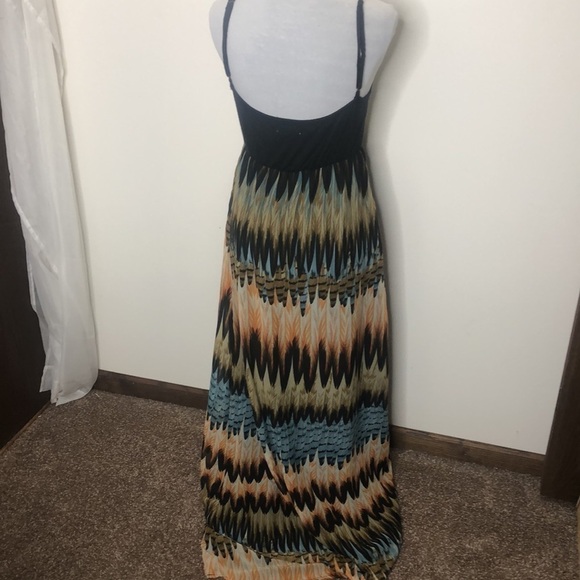 Anthropologie Tulle maxi feather dress size medium - Picture 7 of 15